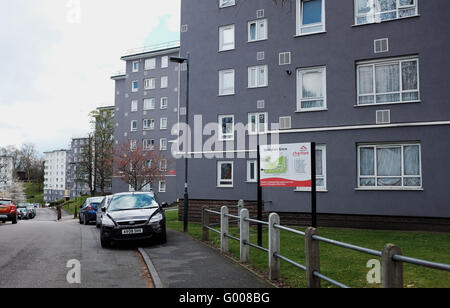 The Triangle Housing Estate in Charlton South East London UK Stock Photo