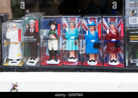 London, ENGLAND - MAY 28: British icons in a souvenir gift shop on May 28, 2015 in London Stock Photo