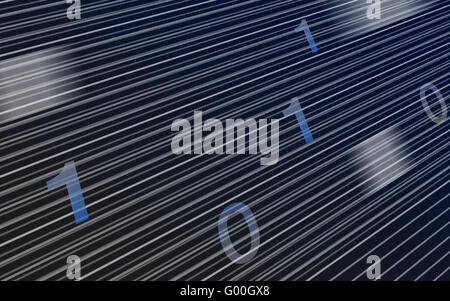 Binary Matrix Stock Photo