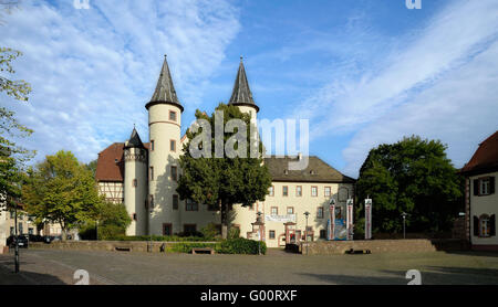 Kurmainz castle in Lohr am Main Stock Photo