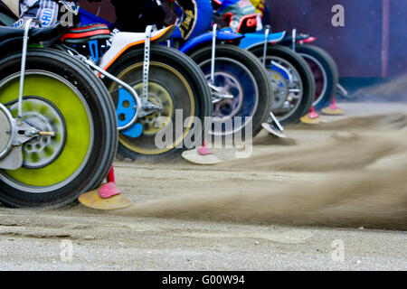 Sandbahnrennen | speedway racing Stock Photo