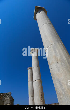 Delos Ruins Greece Stock Photo