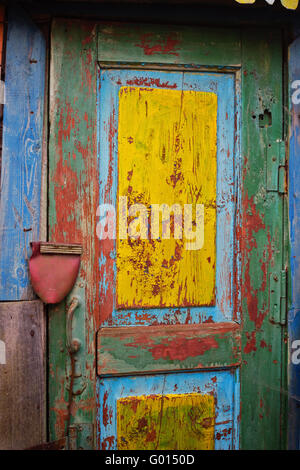 Spotted door. Stock Photo
