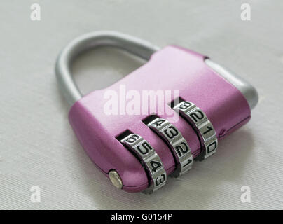 combination lock Stock Photo