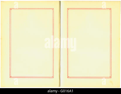 vintage book frame Stock Photo