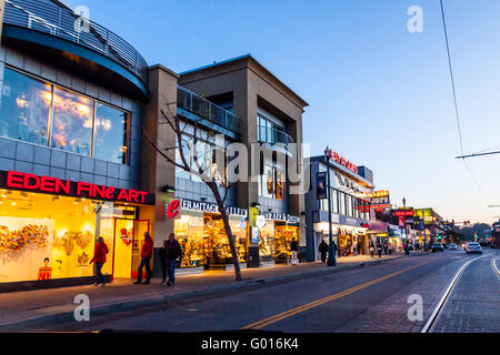 Tourist shops in the Fishermans Wharf area of San Francisco Stock Photo