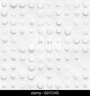 seamless texture of irregular rounds on white Stock Photo