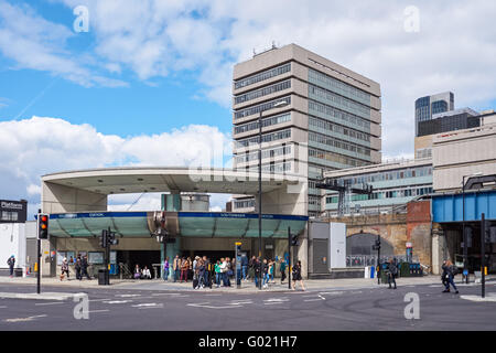 Entrance to the Southwark station, London England United Kingdom UK Stock Photo