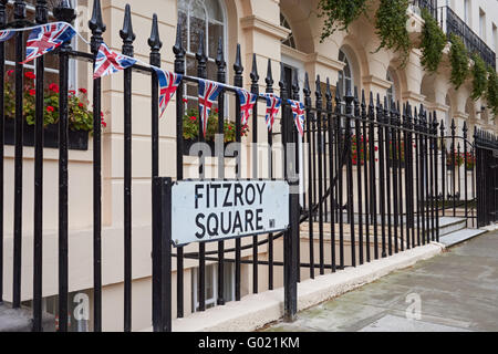 Fitzroy Square, London England United Kingdom UK Stock Photo