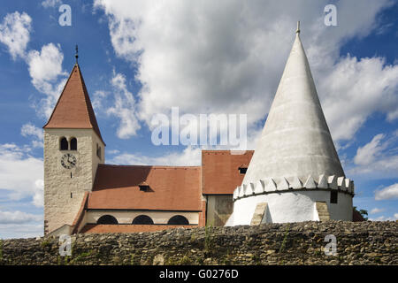 church and ossuary in Friedersbach, Zwettl, Waldviertel, Lower Austria, Austria Stock Photo