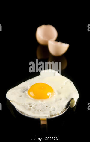 fried eggs Stock Photo