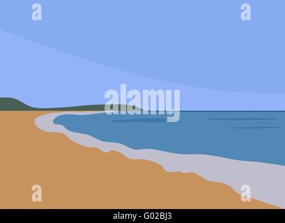 Sandy Beach Background Stock Vector Image & Art - Alamy
