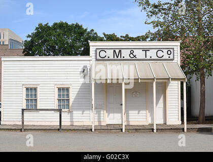 C.M. & T. C. in Old Sacramento Historic Park, Sacramento, California Stock Photo