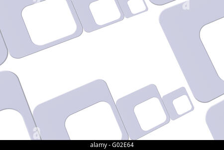 Round Squares Stock Photo