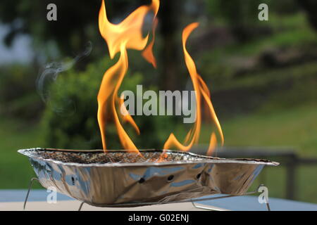 Tischriff flame Stock Photo