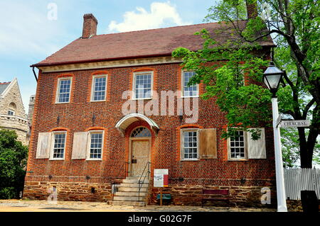 Old Salem, North Carolina:  1802 Doctor Samuel Benjamin Vierling House (The Doctor's House) on Church Street * Stock Photo