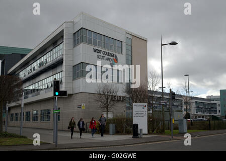 Clydebank  West College ,West of Scotland Campus Stock Photo