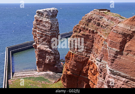 Lange Anna on the island of Helgoland, Germany Stock Photo