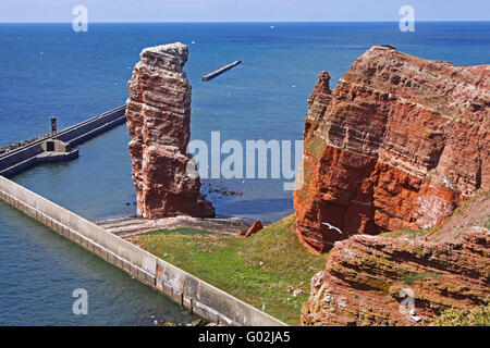 Lange Anna on the island of Helgoland, Germany Stock Photo