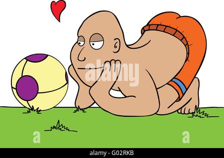 Football Lover Stock Vector