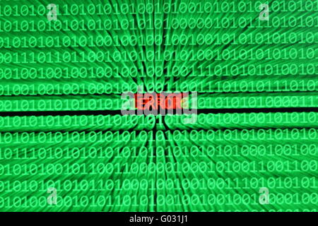 Binary code Stock Photo