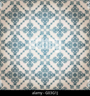vector seamless vintage floral pattern Stock Photo
