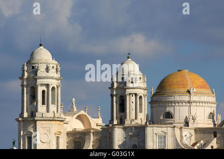 The Cadiz Cathedral. Andalusia Stock Photo
