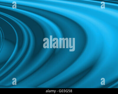 abstract waves, overflowing the tints of blue colo Stock Photo