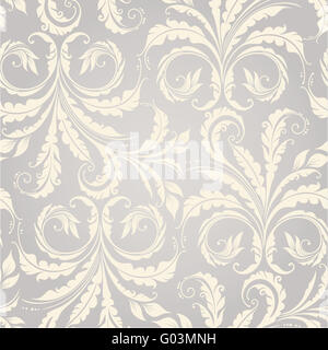 abstract seamless floral background vector illustration Stock Photo - Alamy
