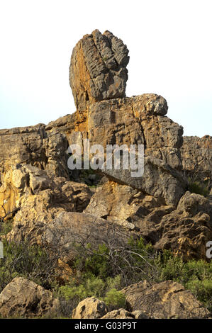 Sandstone formation in the Cederberg Mountains Stock Photo