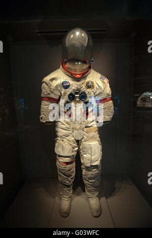 Spacesuit from Alan Shepard Stock Photo