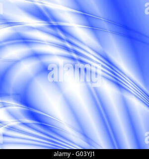 abstract waves, overflowing the tints of blue colo Stock Photo