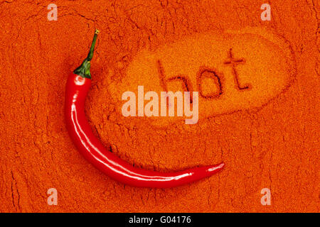 Fresh red Chilli pepper Stock Photo