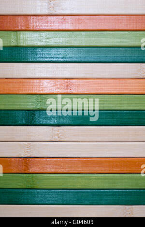 Backgrounds collection - Multi colored wooden plan Stock Photo