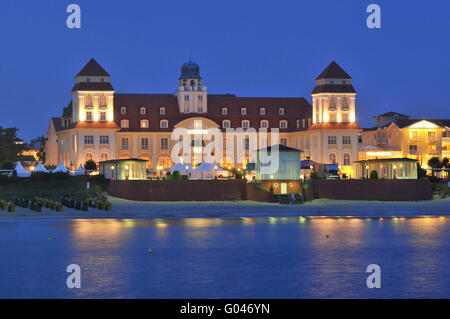 Kurhaus, casino, beach promenade, Binz, Rugen, Mecklenburg-Vorpommern, Germany / Rügen Stock Photo