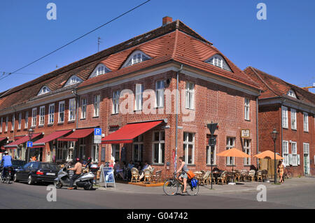 Redbrick house, brick houses, Mittelstrasse, Dutch Quarter, Potsdam, Brandenburg, Germany / Hollandisches Viertel, Holländisches Viertel Stock Photo