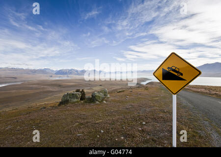 Mackenzie country. Newzealand Stock Photo