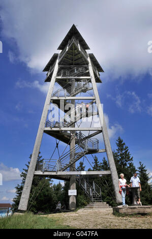 Eugen-Keidel Tower, Schauinsland, Black Forest, Baden-Wurttemberg, Germany / Schauinsland Tower, Schauinslandturm Stock Photo