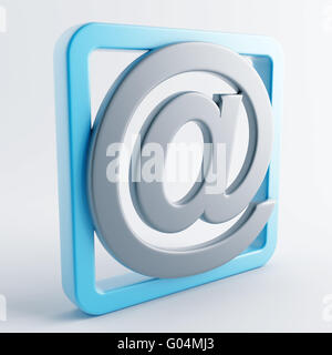 Icon in gray-blue color on a white background Stock Photo