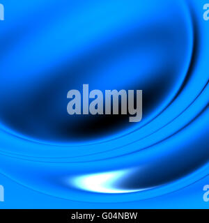 abstract waves, overflowing the tints of blue colo Stock Photo