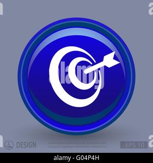 Pictograph of target Stock Vector