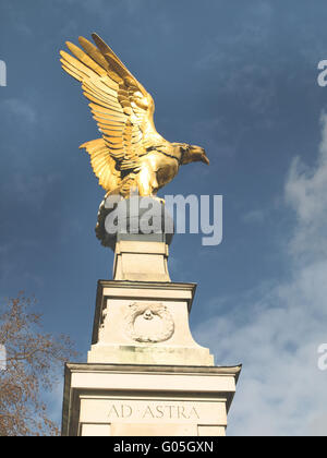 The memorial is on the North Embankment in London Stock Photo