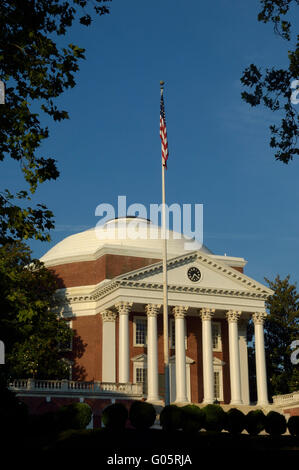 The Rotunda, University of Virginia. Charlottesville, VA, USA Stock Photo