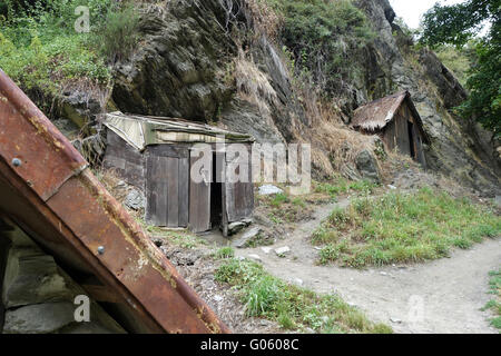 The Chinese Village at Arrowtown, Nr Queenstown, South Island, New Zealand Stock Photo