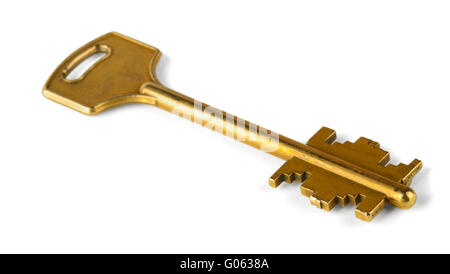 Gold key Stock Photo