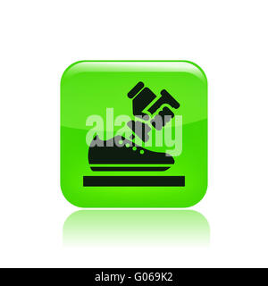 Vector illustration of single shoe repair icon Stock Photo - Alamy