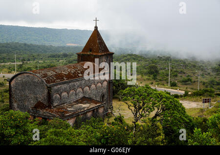 Abandoned christian church Stock Photo