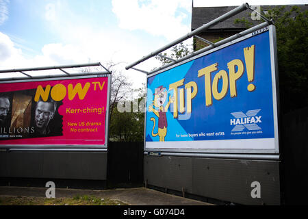 North London, 29 April 2016 - Halifax advert outside Manor House underground station, North London. Credit:  Dinendra Haria/Alamy Live News Stock Photo