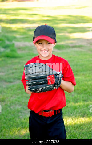 Youth baseball portrait Stock Photo