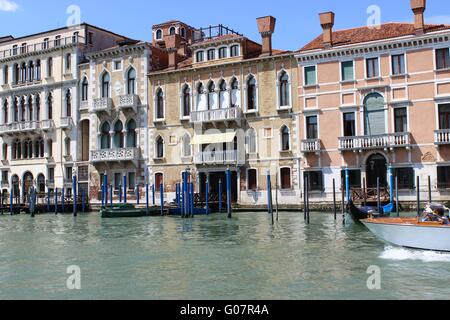 Buildings on the Grand Canal Stock Photo